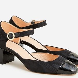 J. Crew Black Block Heel Pumps